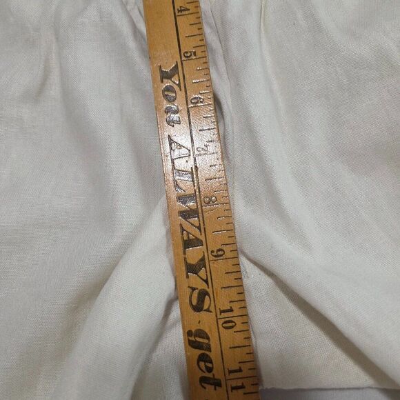 NEVER WORN BAN JARA CREAM LINEN BLEND JOGGER BOHO PANTS SIZE M - Picture 15 of 16